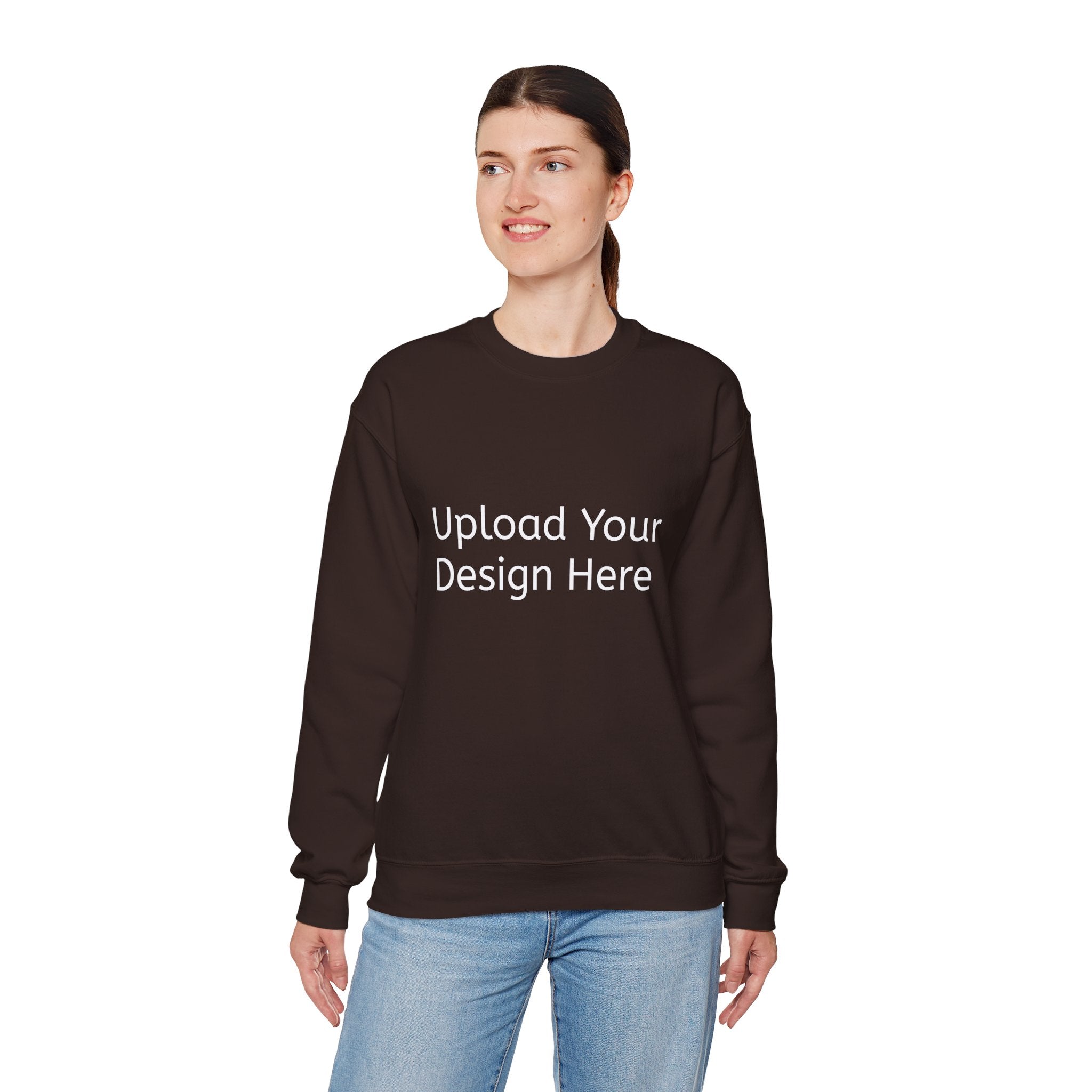 Customizeable Sweatshirt - Upload Your Design In The Box Or Write Anything in Description To Print On This Sweatshirt