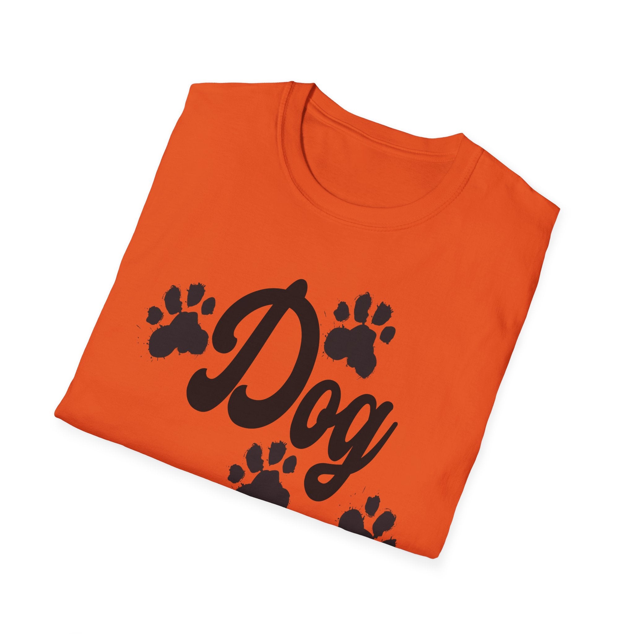 Dog Mom Paw Shirt For MOM Pet Owner - Dog Lover Paw Shirt - Dog Mom Paw Lover Shirt - Unisex Softstyle T-Shirt