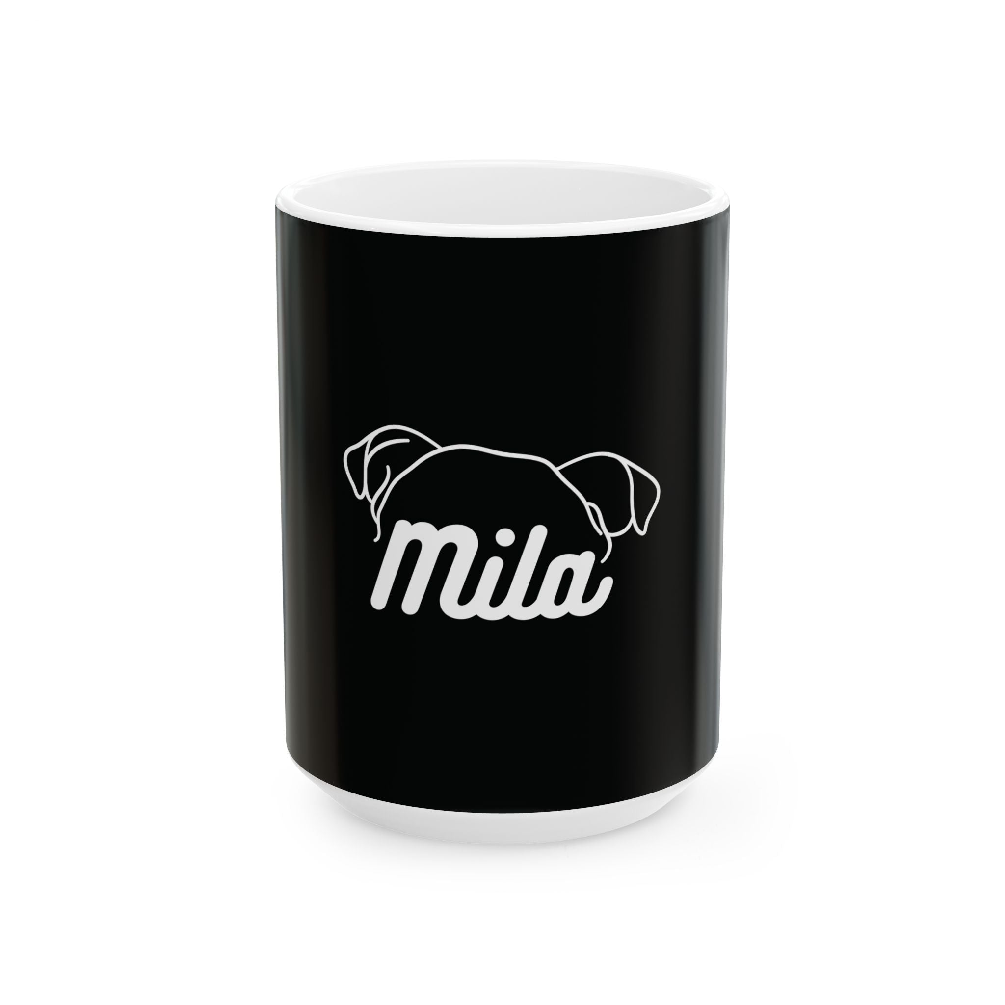 Customise Your Name, Personalised For Dog Name | Animal Moms Apparel Dog Lovers - Paw Print Lovers - Pet Lovers Mug Ceramic Mug, (11oz, 15oz)