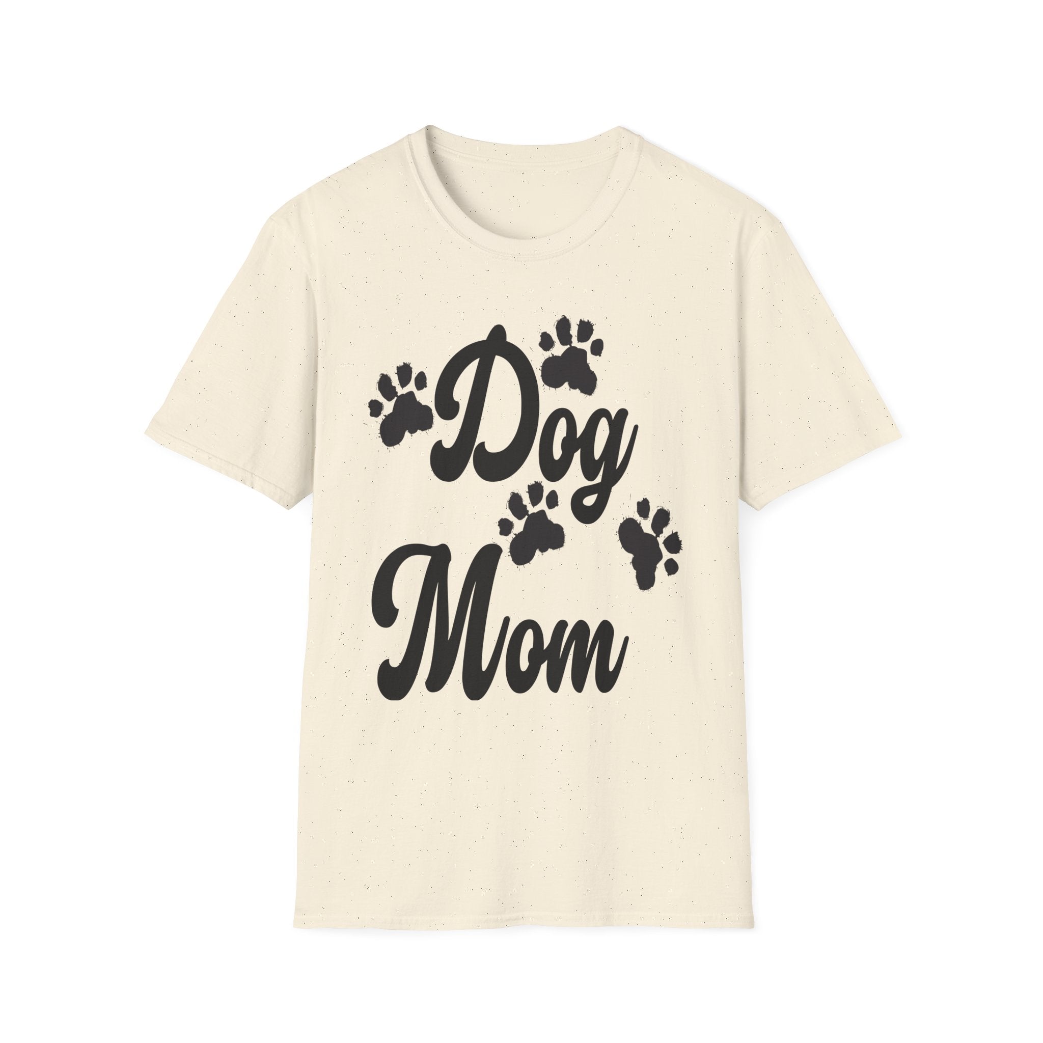 Dog Mom Paw Shirt For MOM Pet Owner - Dog Lover Paw Shirt - Dog Mom Paw Lover Shirt - Unisex Softstyle T-Shirt