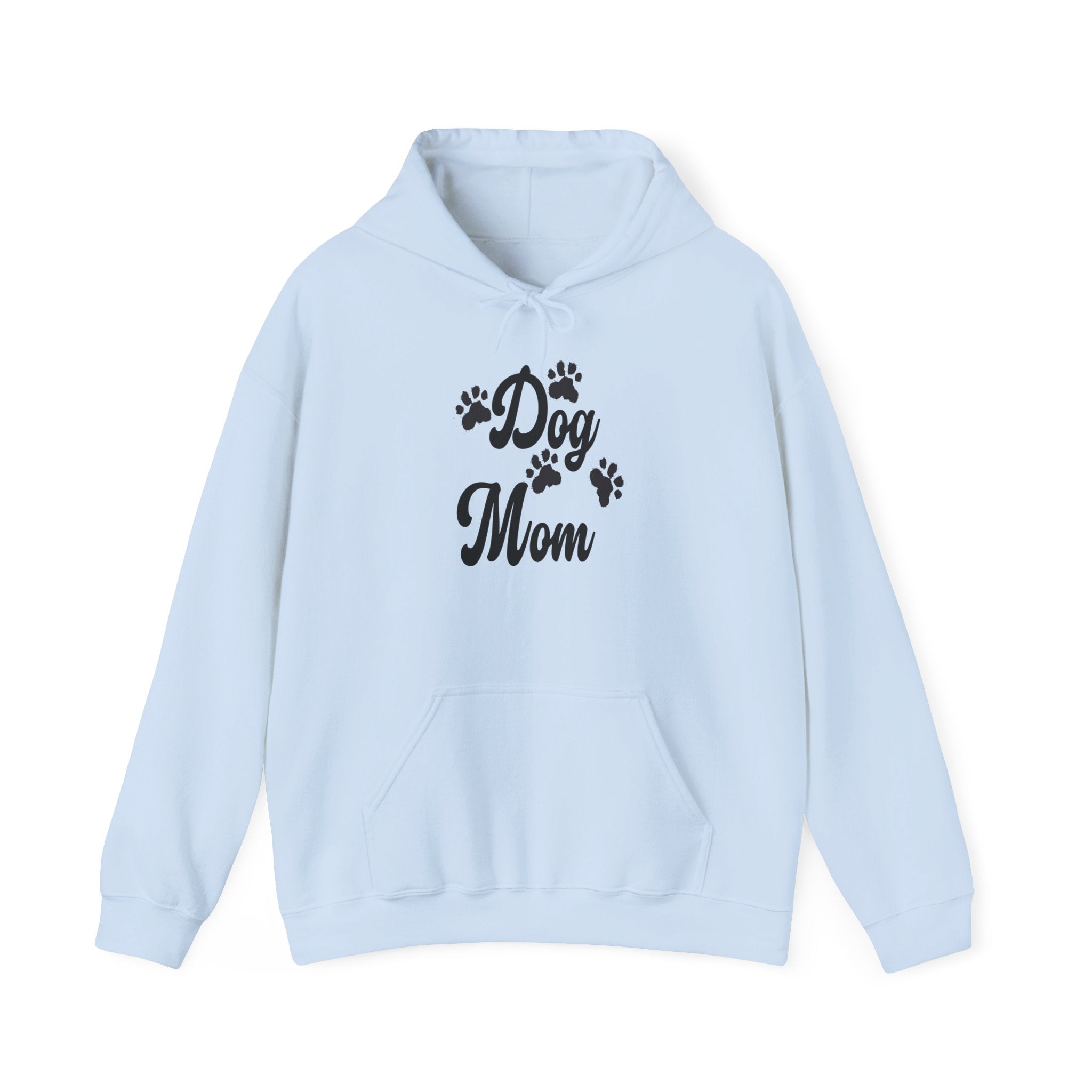 Dog Mom Paw Hoodies For Dog Lovers - Pet Lovers Hoodie - Dog Paw Lovers Unisex Heavy Blend™ Hooded Sweatshirt