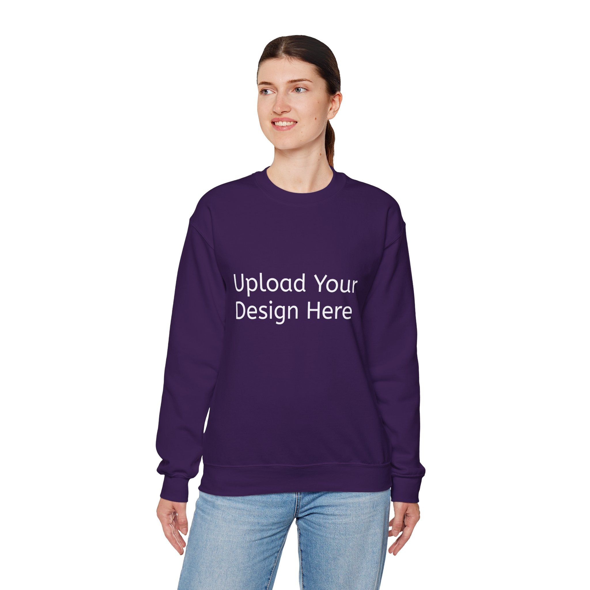 Customizeable Sweatshirt - Upload Your Design In The Box Or Write Anything in Description To Print On This Sweatshirt