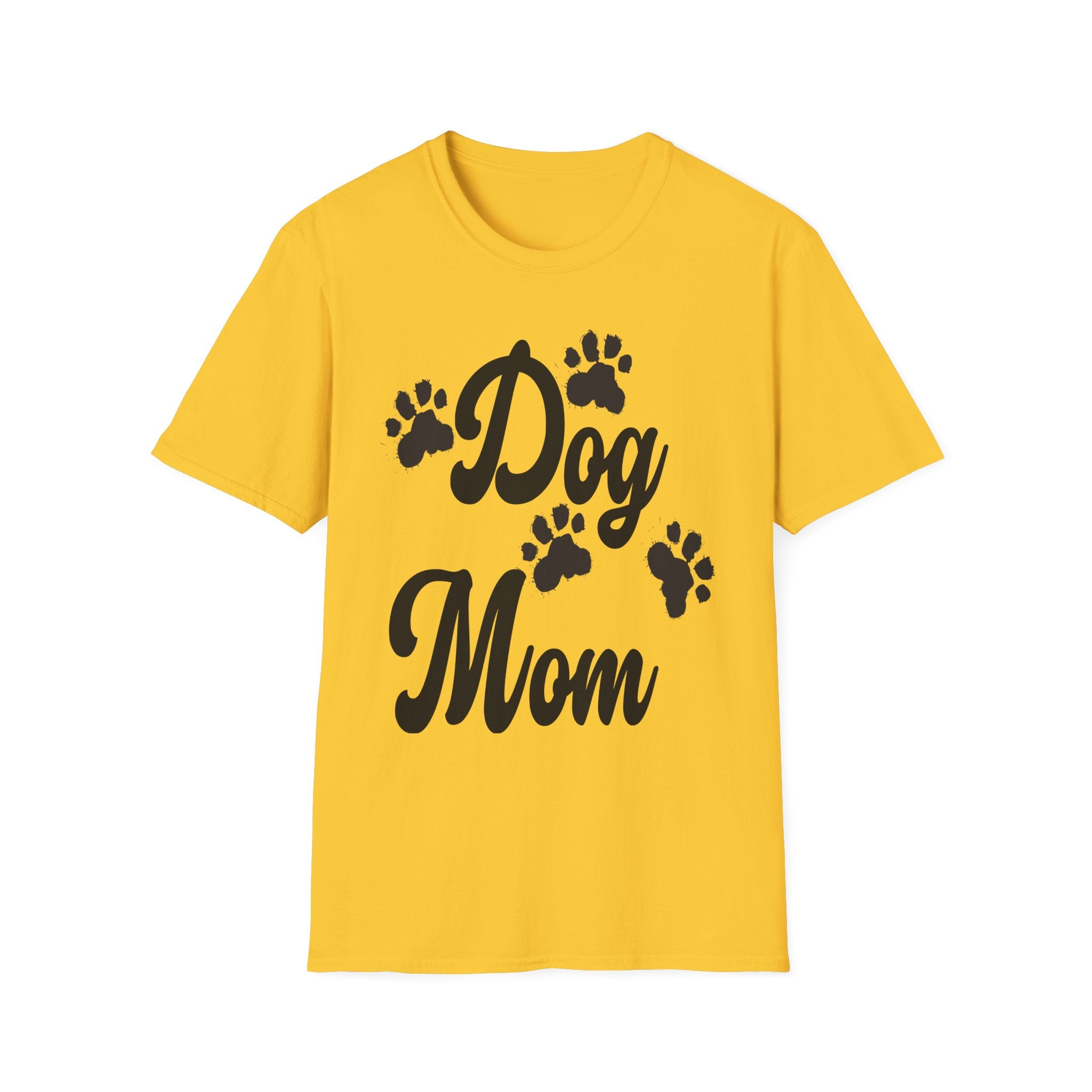 Dog Mom Paw Shirt For MOM Pet Owner - Dog Lover Paw Shirt - Dog Mom Paw Lover Shirt - Unisex Softstyle T-Shirt