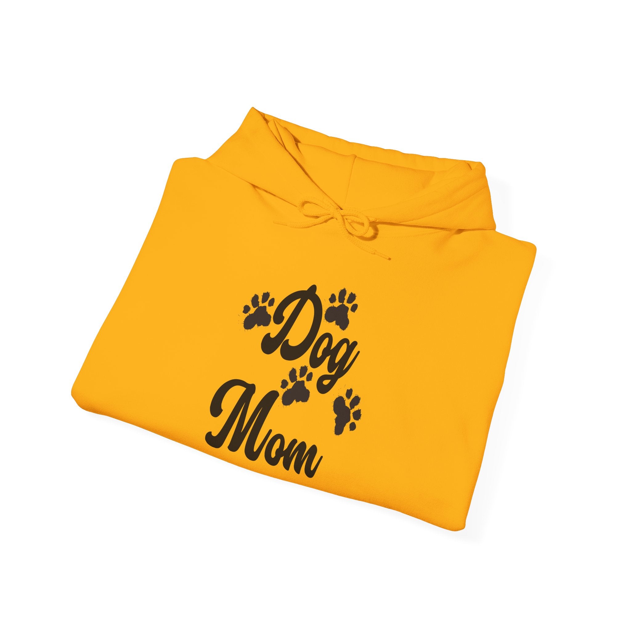 Dog Mom Paw Hoodies For Dog Lovers - Pet Lovers Hoodie - Dog Paw Lovers Unisex Heavy Blend™ Hooded Sweatshirt