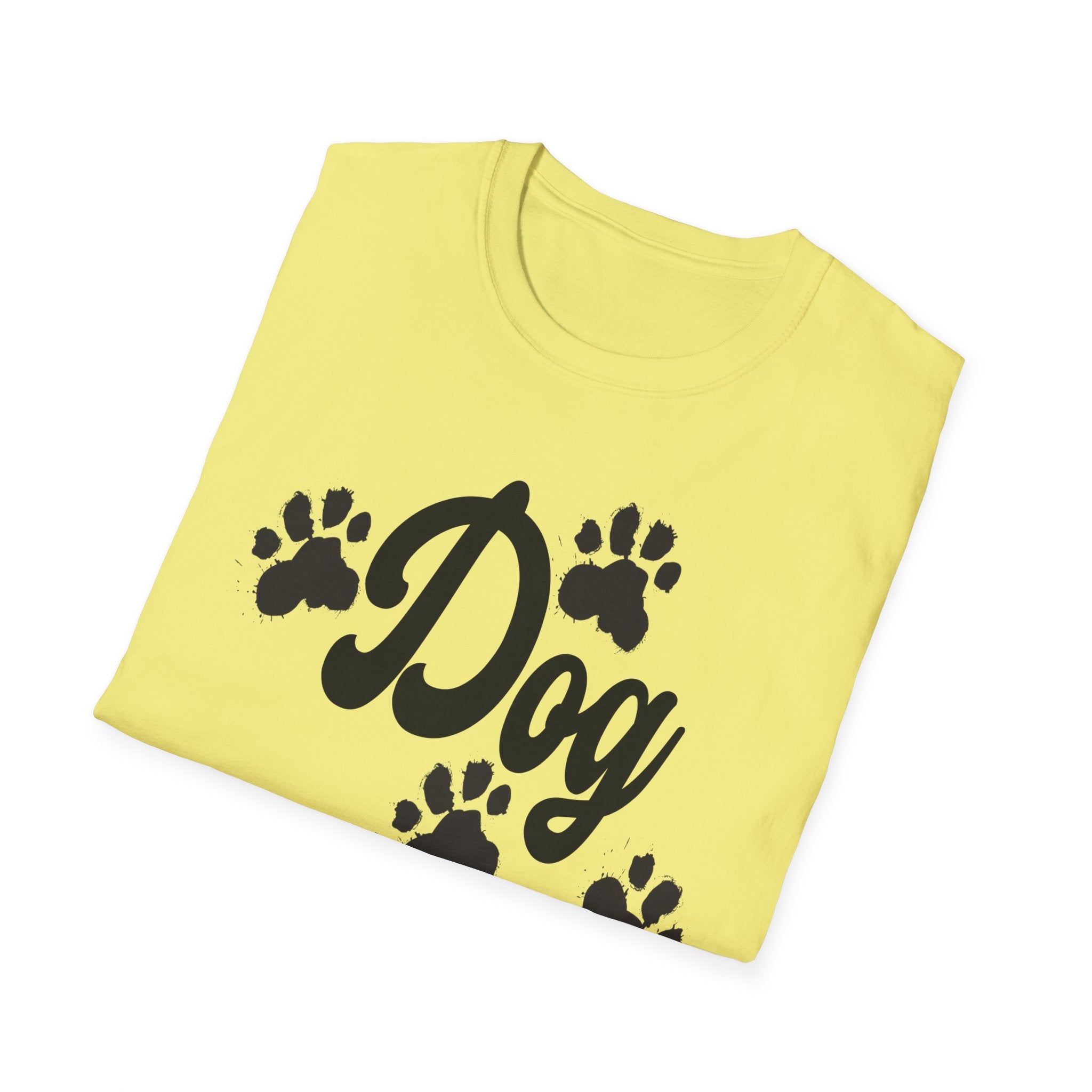 Dog Mom Paw Shirt For MOM Pet Owner - Dog Lover Paw Shirt - Dog Mom Paw Lover Shirt - Unisex Softstyle T-Shirt