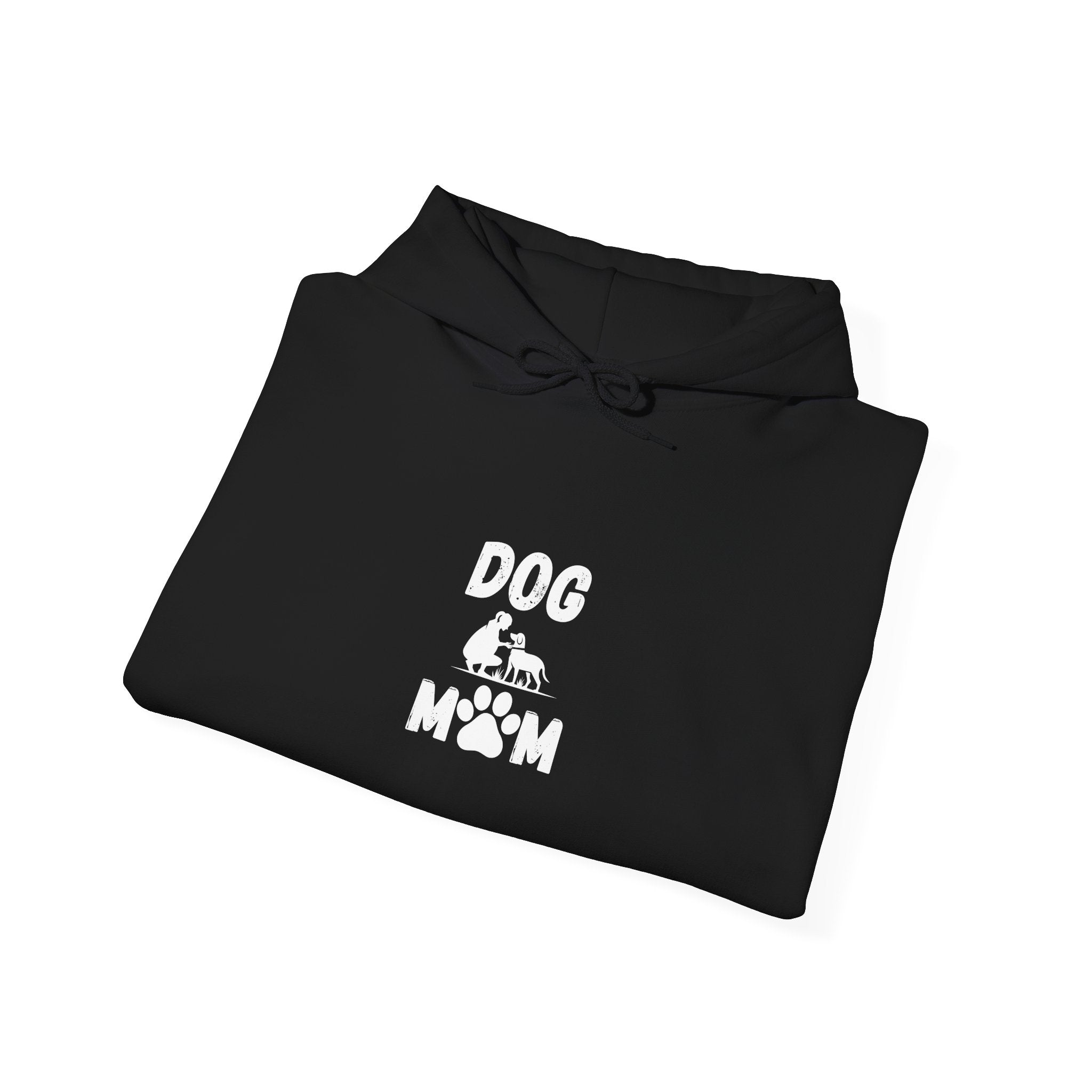 Dog Paw Printed On Heartbeat for Dog Lovers - Funny Pet Lover Tee for Dog Moms | Pet Lovers Cute Pet Tees Animal Moms Women’s Apparel - Pet Lovers Hoodie - Dog Paw Lovers Unisex Heavy Blend™ Hooded Sweatshirt