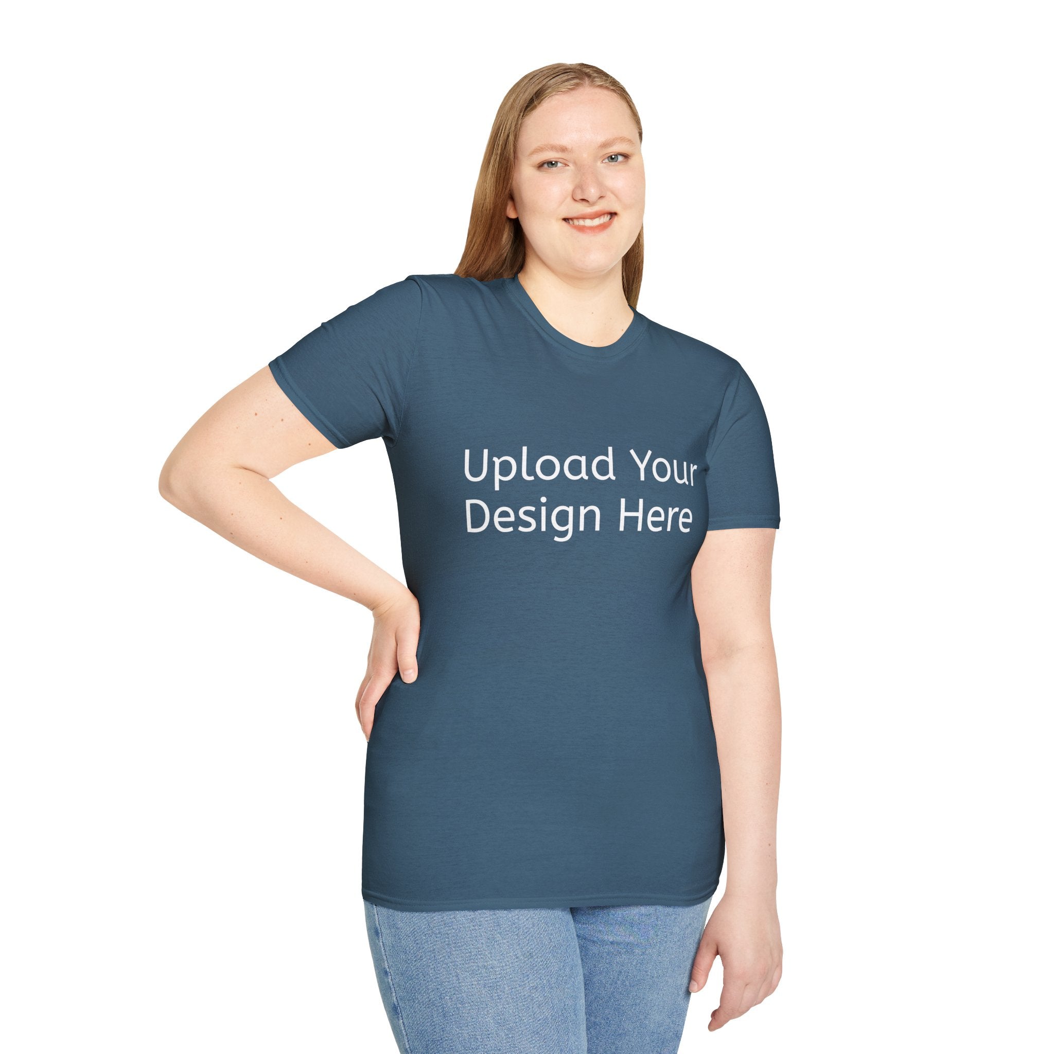 New Customizeable T-Shirt - Upload Your Design In The Box Or Write Anything in Description To Print On This T-Shirt