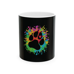 Copy of Rock & Thor Customizable Art With The Dog Names - Funny Pet Lover Tee for Dog Moms | Pet Lovers Cute Pet Tees Animal Moms Apparel Dog Lovers - Paw Print Lovers - Pet Lovers Mug Ceramic Mug, (11oz, 15oz)