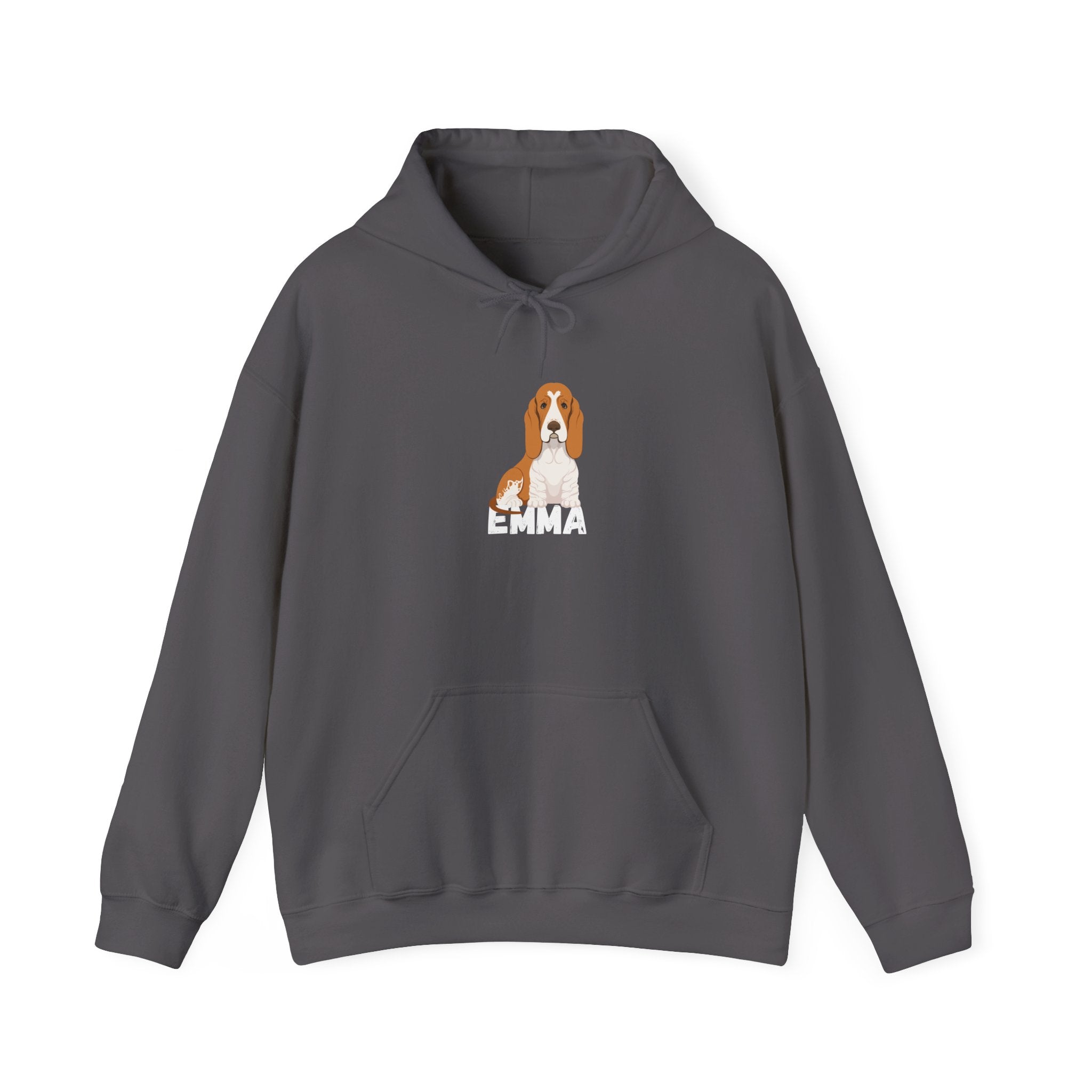 "Emma" Cute Dog Perfect for Proud Dog Moms | Pet Lovers Cute Pet Tees Animal Moms Women’s Apparel - Pet Lovers Hoodie - Dog Paw Lovers Unisex Heavy Blend™ Hooded Sweatshirt