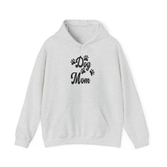 Dog Mom Paw Hoodies For Dog Lovers - Pet Lovers Hoodie - Dog Paw Lovers Unisex Heavy Blend™ Hooded Sweatshirt