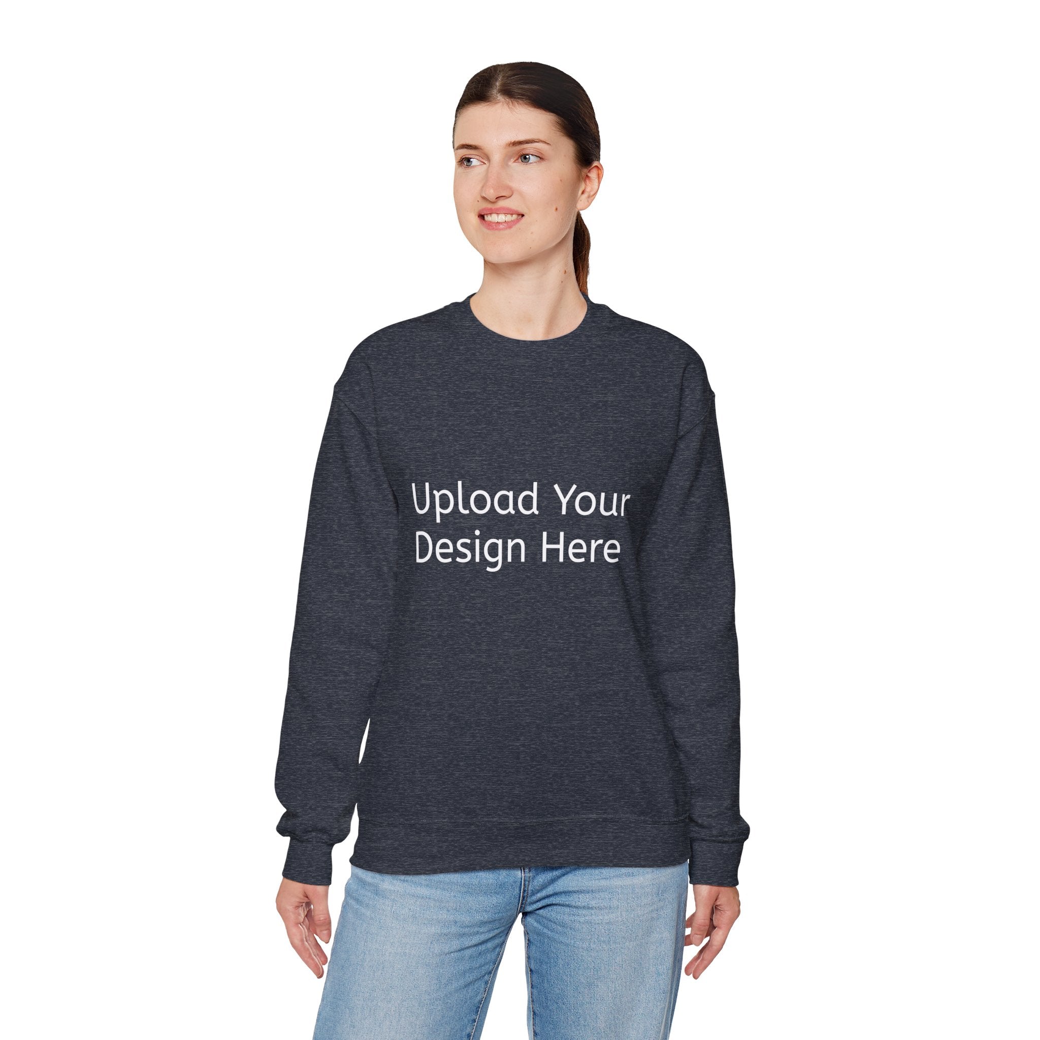 Customizeable Sweatshirt - Upload Your Design In The Box Or Write Anything in Description To Print On This Sweatshirt