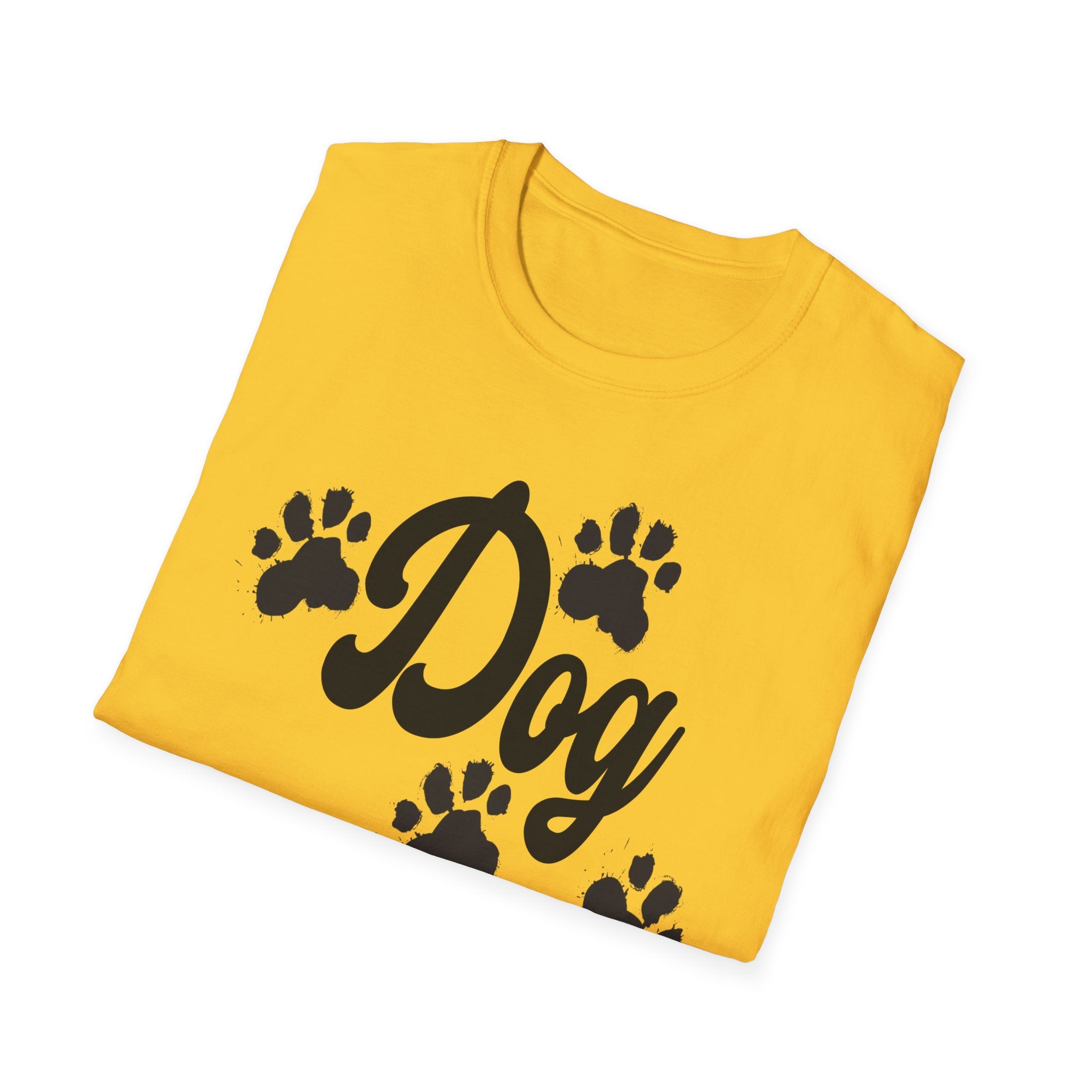 Dog Mom Paw Shirt For MOM Pet Owner - Dog Lover Paw Shirt - Dog Mom Paw Lover Shirt - Unisex Softstyle T-Shirt