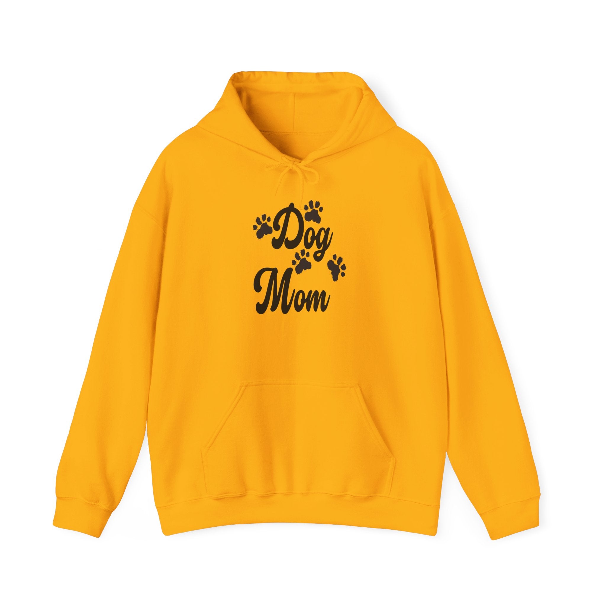 Dog Mom Paw Hoodies For Dog Lovers - Pet Lovers Hoodie - Dog Paw Lovers Unisex Heavy Blend™ Hooded Sweatshirt