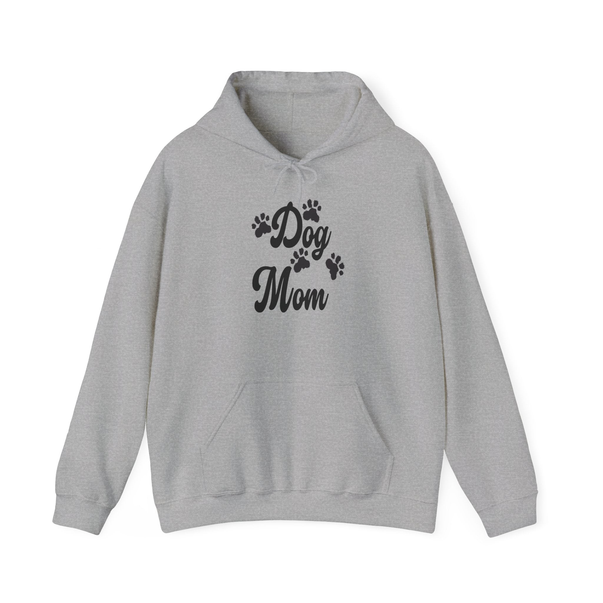 Dog Mom Paw Hoodies For Dog Lovers - Pet Lovers Hoodie - Dog Paw Lovers Unisex Heavy Blend™ Hooded Sweatshirt