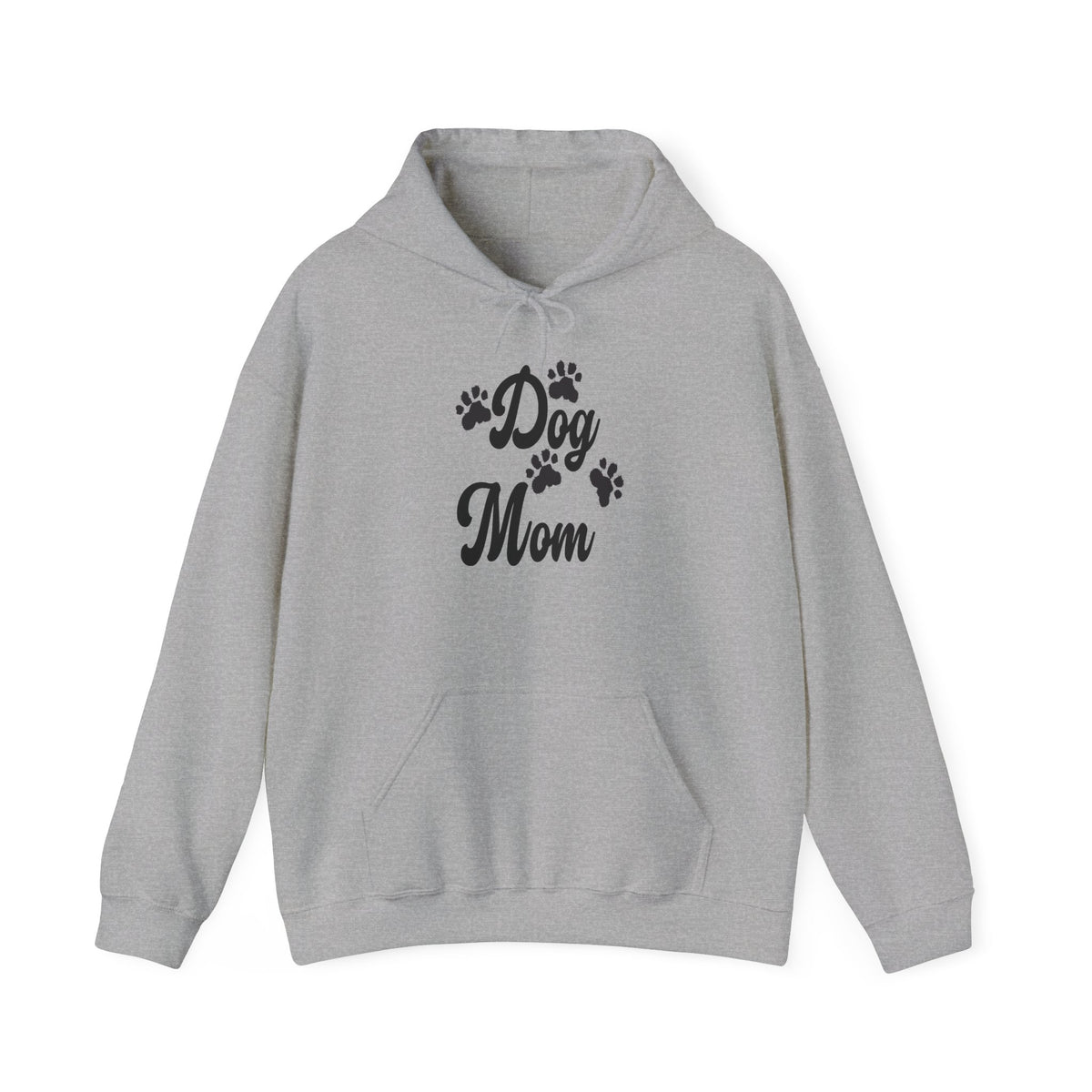 Dog Mom Paw Hoodies For Dog Lovers - Pet Lovers Hoodie - Dog Paw Lovers Unisex Heavy Blend™ Hooded Sweatshirt