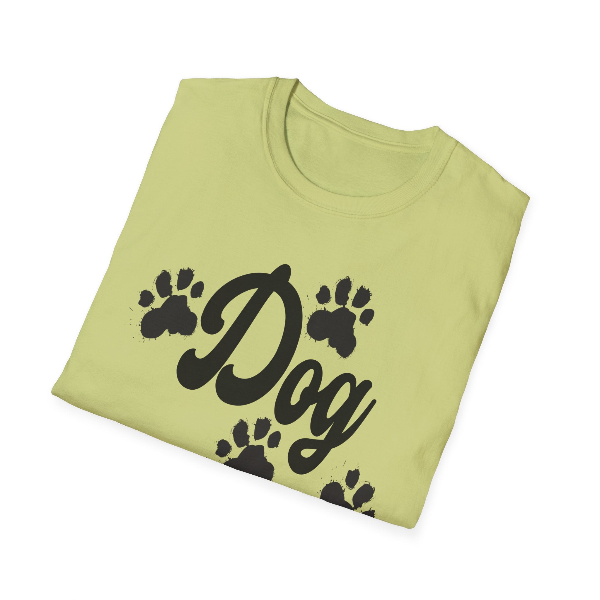 Dog Mom Paw Shirt For MOM Pet Owner - Dog Lover Paw Shirt - Dog Mom Paw Lover Shirt - Unisex Softstyle T-Shirt