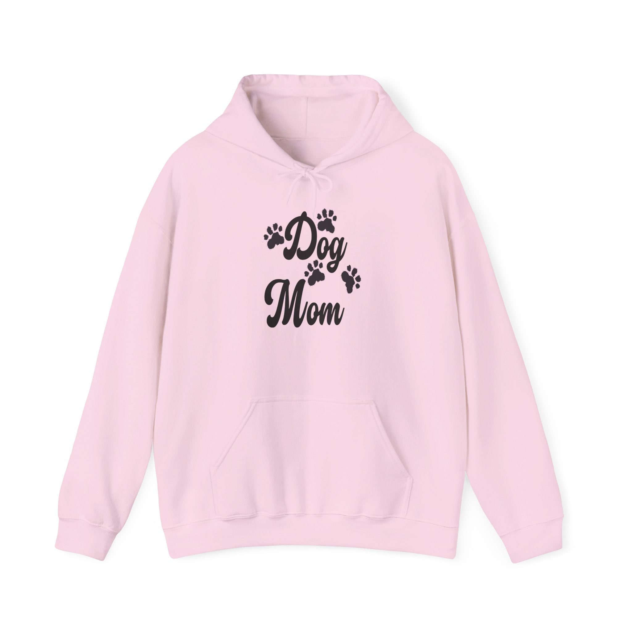 Dog Mom Paw Hoodies For Dog Lovers - Pet Lovers Hoodie - Dog Paw Lovers Unisex Heavy Blend™ Hooded Sweatshirt