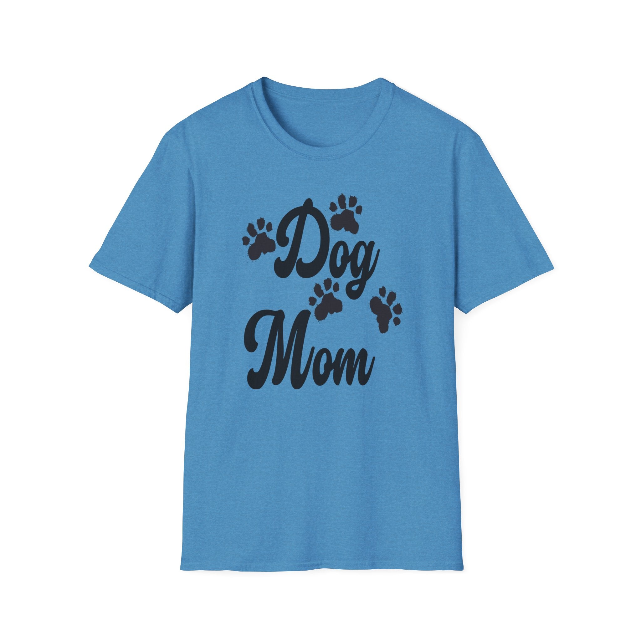 Dog Mom Paw Shirt For MOM Pet Owner - Dog Lover Paw Shirt - Dog Mom Paw Lover Shirt - Unisex Softstyle T-Shirt