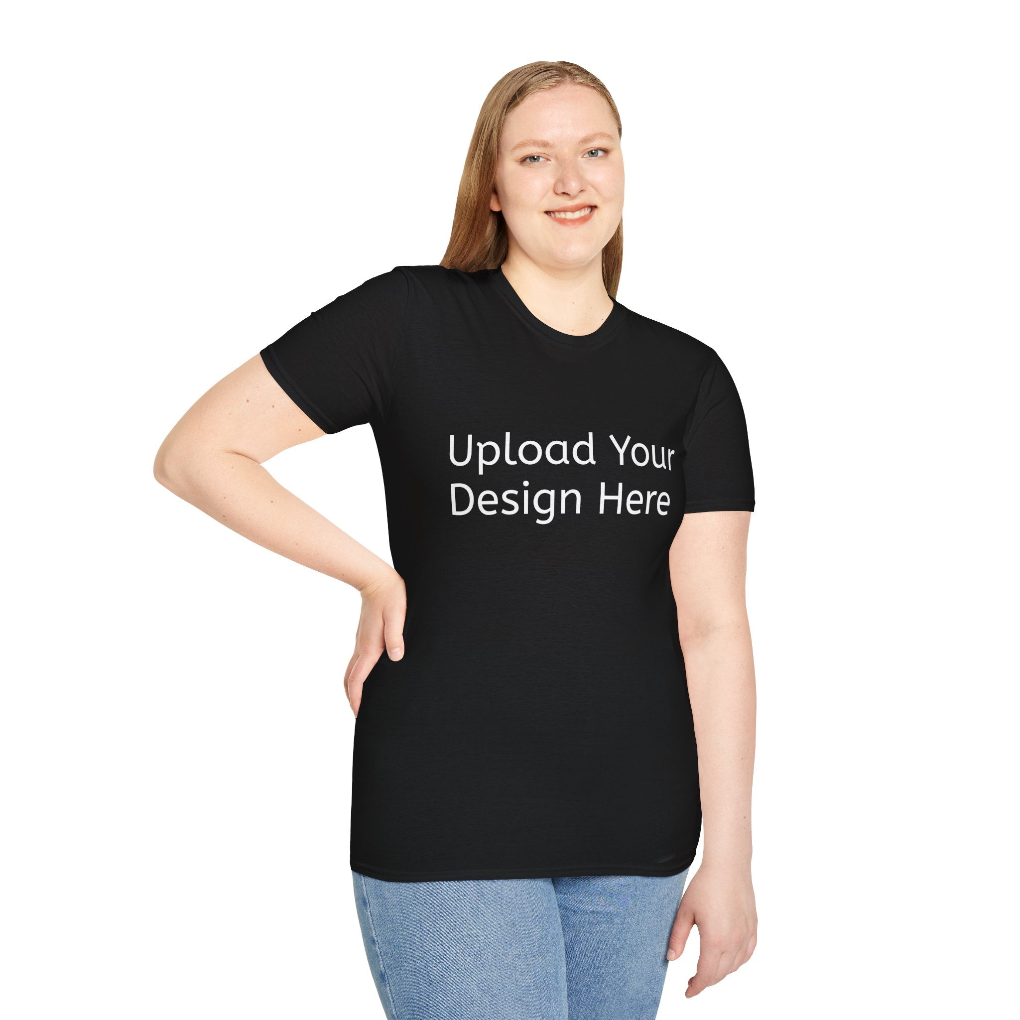 New Customizeable T-Shirt - Upload Your Design In The Box Or Write Anything in Description To Print On This T-Shirt