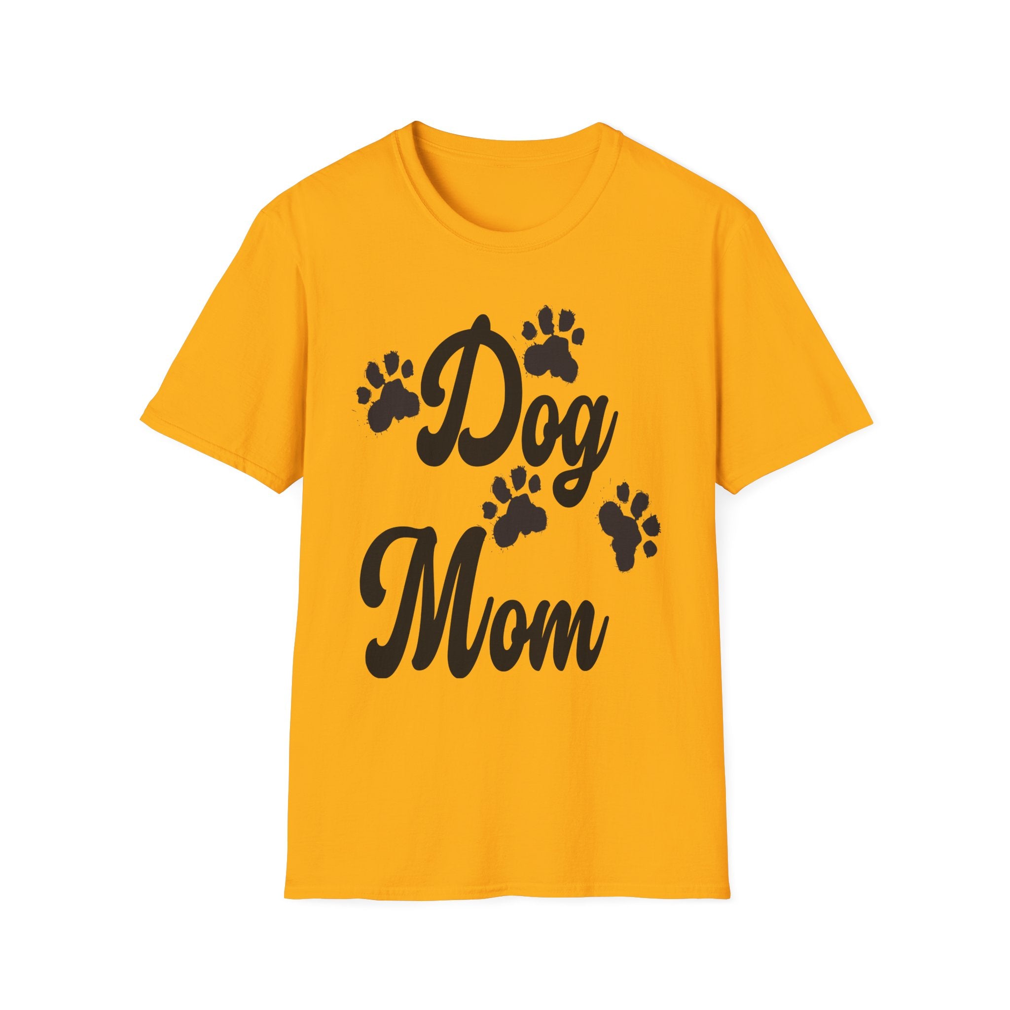 Dog Mom Paw Shirt For MOM Pet Owner - Dog Lover Paw Shirt - Dog Mom Paw Lover Shirt - Unisex Softstyle T-Shirt