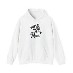 Dog Mom Paw Hoodies For Dog Lovers - Pet Lovers Hoodie - Dog Paw Lovers Unisex Heavy Blend™ Hooded Sweatshirt